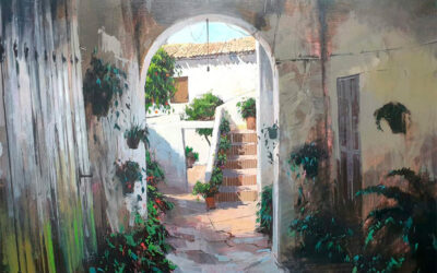 Taller de pintura con Manuel Castillero, premio Figurativas 2015