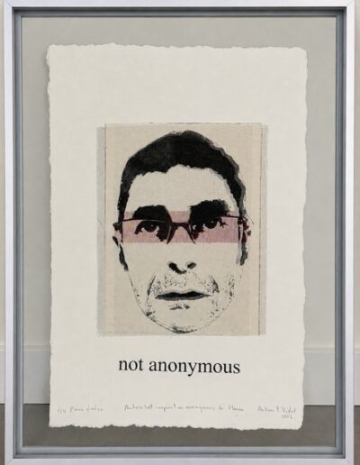 Autoretrat. Not Anonymous. Antoni P. Vidal