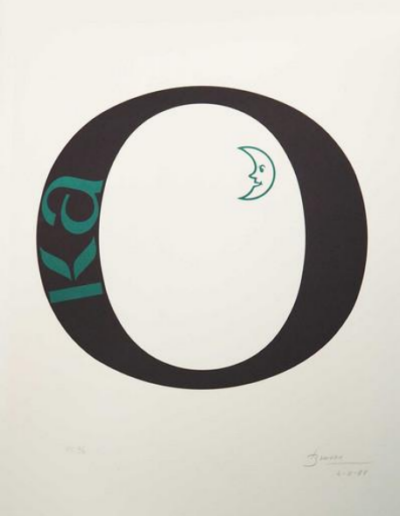 Poema visual per a KAO. Joan Brossa